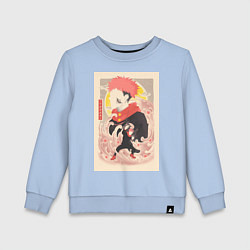 Детский свитшот Магическая битва Сукуна Рёмэн арт