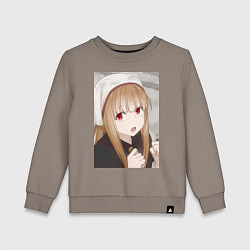 Детский свитшот Волчица и пряности Холо монашка