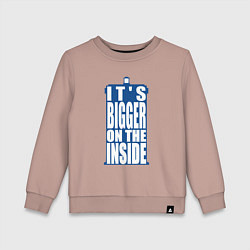 Детский свитшот Its bigger on the inside