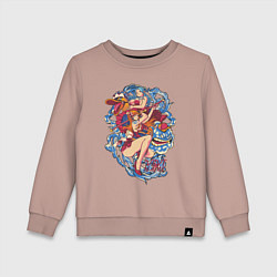 Детский свитшот Оne piece виви и нами vivi and nami