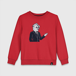 Детский свитшот Человек скворечник