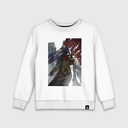 Свитшот хлопковый детский Мужская футболка Assassins Creed Unity, цвет: белый