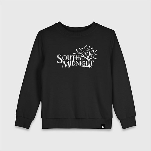 Детский свитшот South of midnight logo / Черный – фото 1