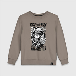 Детский свитшот Небо зовёт летать