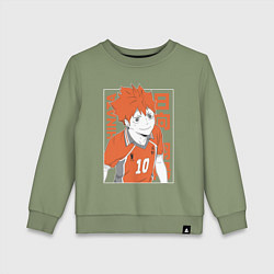 Детский свитшот Haikyuu!! Хаику Волейбол Хината Hinata