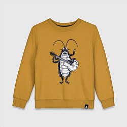 Детский свитшот Таракан гитарист