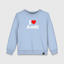 Детский свитшот I love Audi