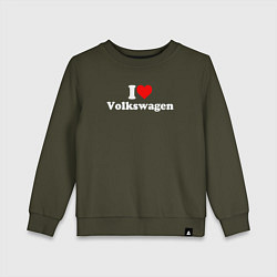 Детский свитшот I love Volkswagen