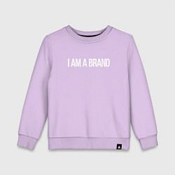 Детский свитшот I am a brand