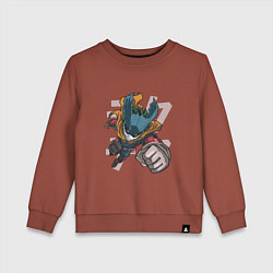 Детский свитшот Моя геройская академия Деку в костюме