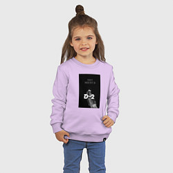 Свитшот хлопковый детский Мин Юнги D2, цвет: лаванда — фото 2