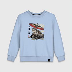 Детский свитшот Лягушка с зонтом