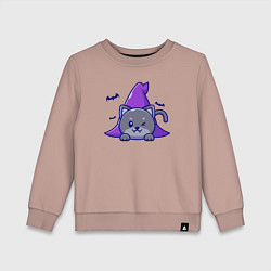 Детский свитшот Halloween kitty
