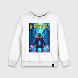 Детский свитшот Cyber terrible Pikachu - neon glow