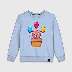 Детский свитшот Праздничный мишутка