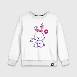 Детский свитшот Милые зайчишки
