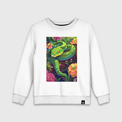 Детский свитшот Тропическая змея