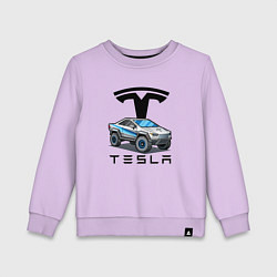 Детский свитшот Tesla сybertruck Elon Musk
