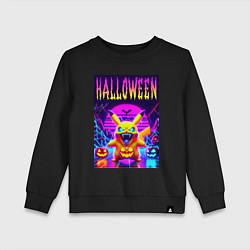 Детский свитшот Pikachu - halloween vaporwave