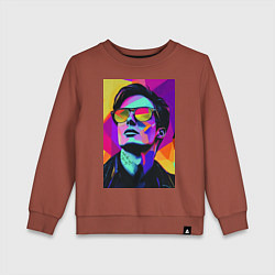 Детский свитшот Портрет Дурова pop art