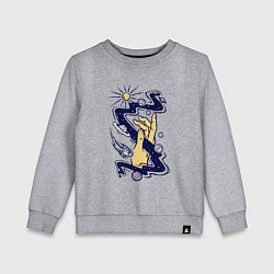 Детский свитшот Прикосновение к космосу