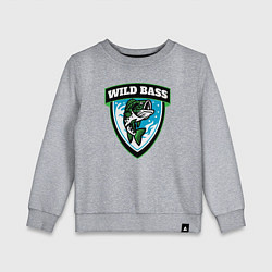 Детский свитшот Wild bass fishing