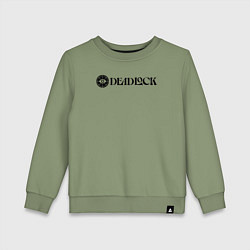 Детский свитшот Deadlock white logo