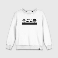 Детский свитшот Сочи курорт России отдых в горах