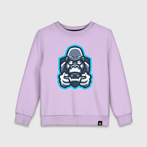 Детский свитшот Gamer monkey / Лаванда – фото 1