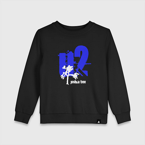 Детский свитшот U2 - Joshua tree / Черный – фото 1