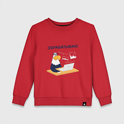 Детский свитшот Орел обработка фотографии