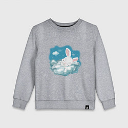 Детский свитшот Зайчик спит на облаках