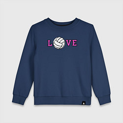 Детский свитшот Love volley