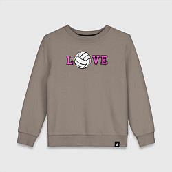 Детский свитшот Love volley