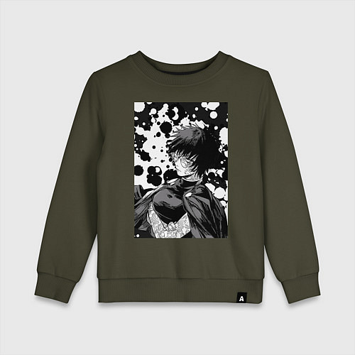 Детский свитшот Магическая битва Маки Дзэнин манга / Хаки – фото 1