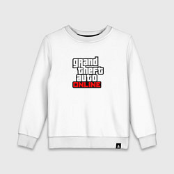 Детский свитшот GTA online logo game