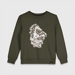 Детский свитшот Конь - дикая энергия