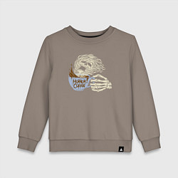 Детский свитшот Horror coffee