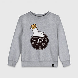 Детский свитшот Space in a bottle