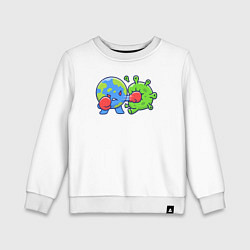 Детский свитшот Удар по вирусу