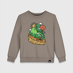 Детский свитшот Велосипедное путешествие