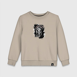 Детский свитшот Веселая смерть в капюшоне