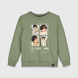 Детский свитшот Lee know stray kids cute