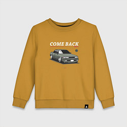 Свитшот хлопковый детский Toyota chaser come back, цвет: горчичный