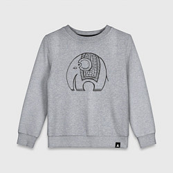 Детский свитшот Забавный слоник