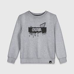Детский свитшот Футбол - Хорватия