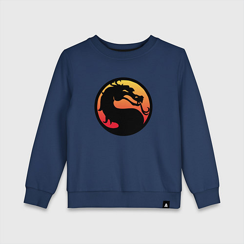 Детский свитшот Mortal Kombat / Тёмно-синий – фото 1