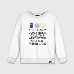 Детский свитшот Sherlock doctor