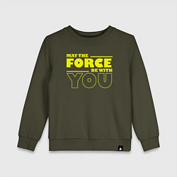 Детский свитшот May the force be with you Star wars