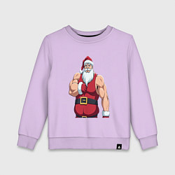 Детский свитшот Качок дед мороз